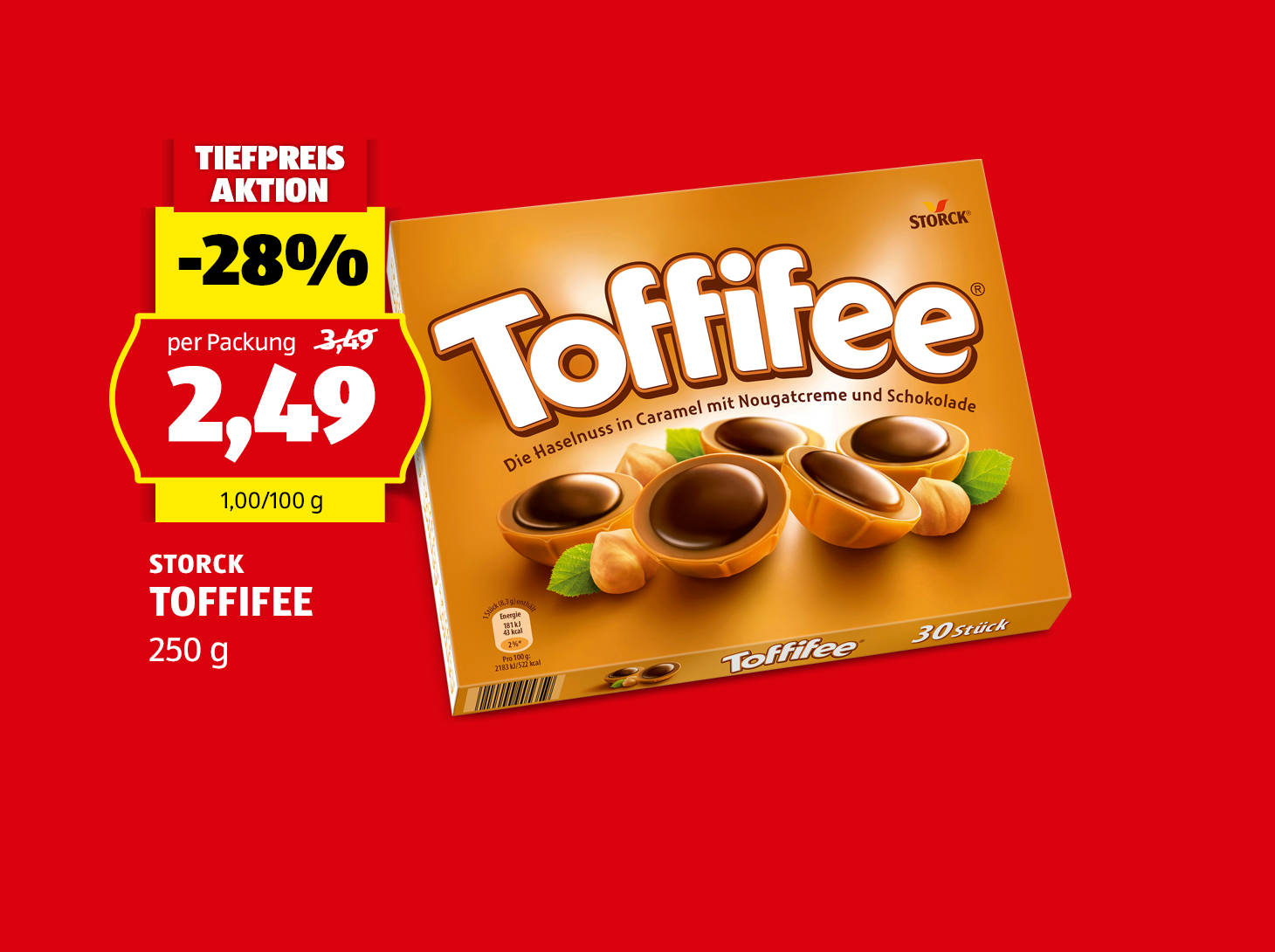Storck, Toffifee, 250 g, € 2,49
