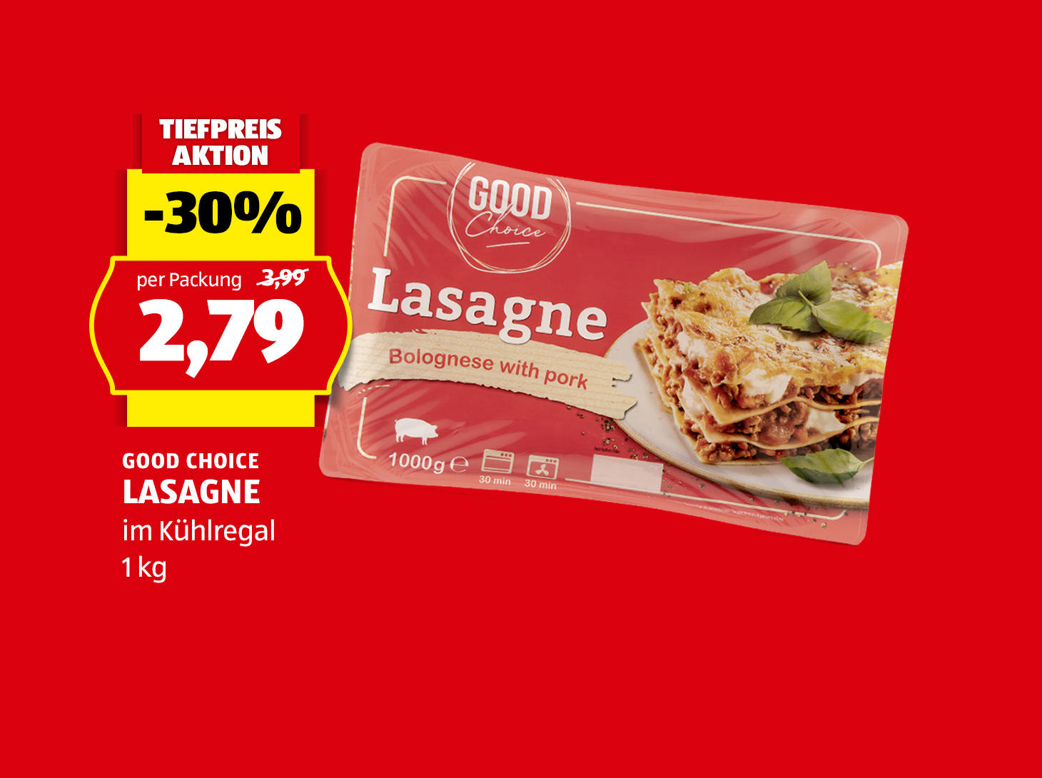 Good Choice Lasagne, € 2,79