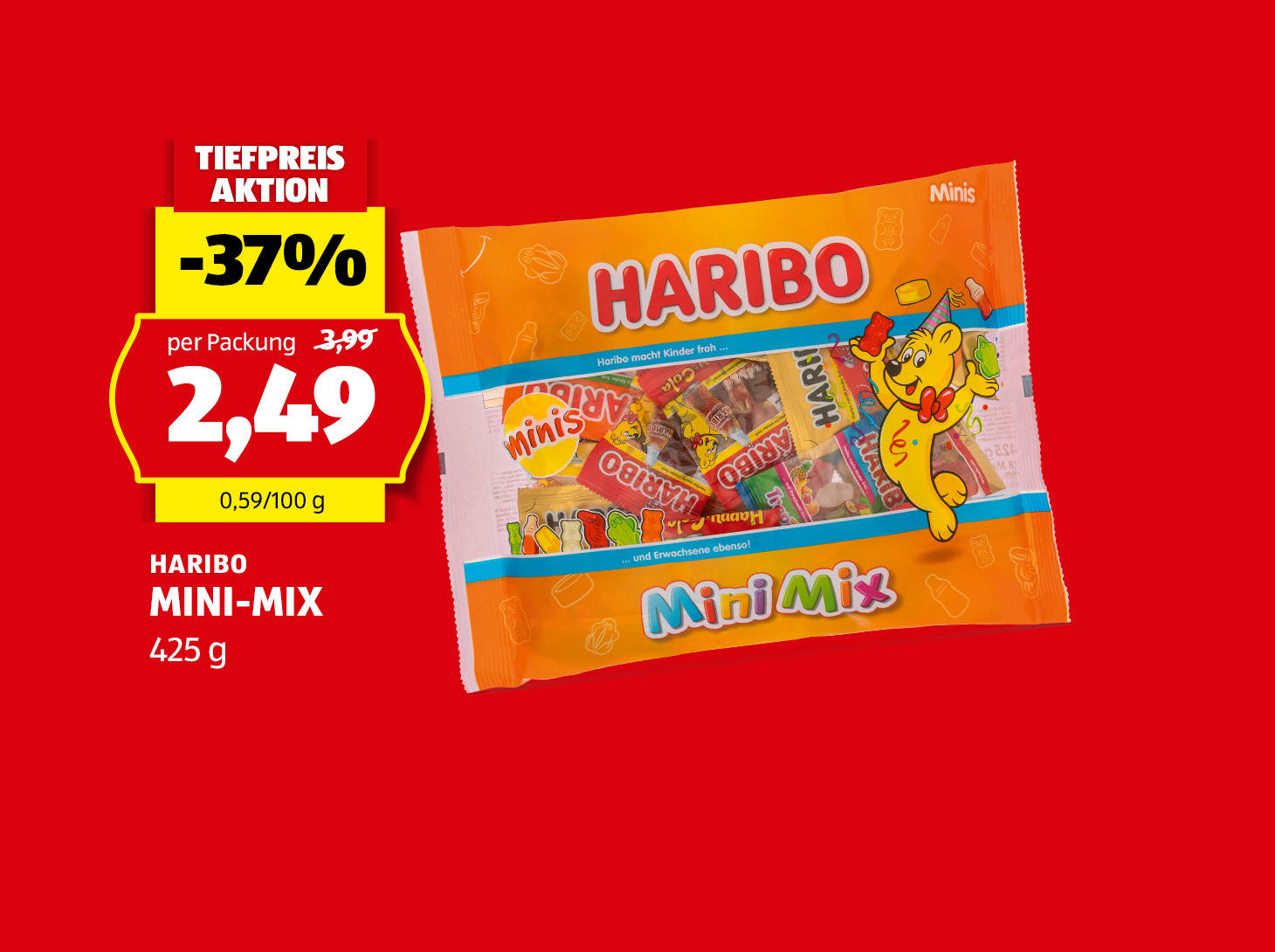 Haribo Mini-Mix, € 2,49
