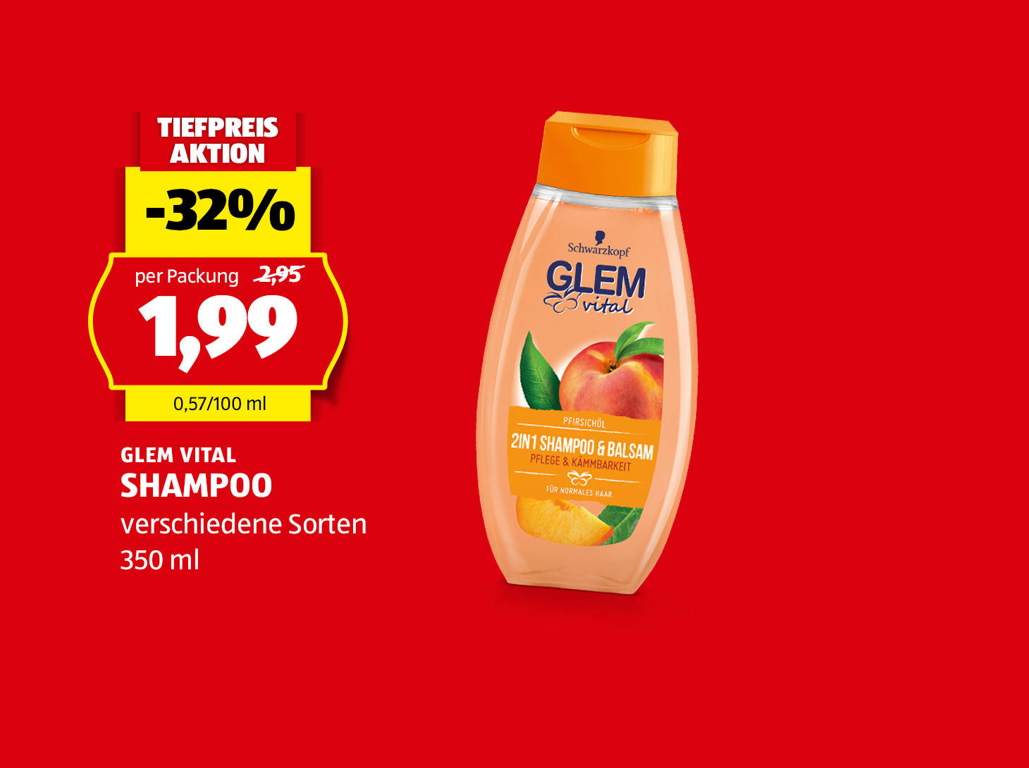 Glem Vital Shampoo, € 1,99