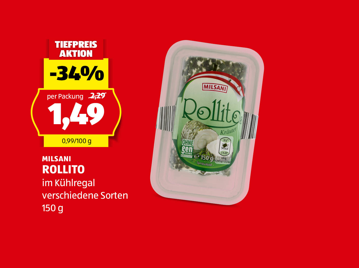 Milsani Rollito, € 1,49