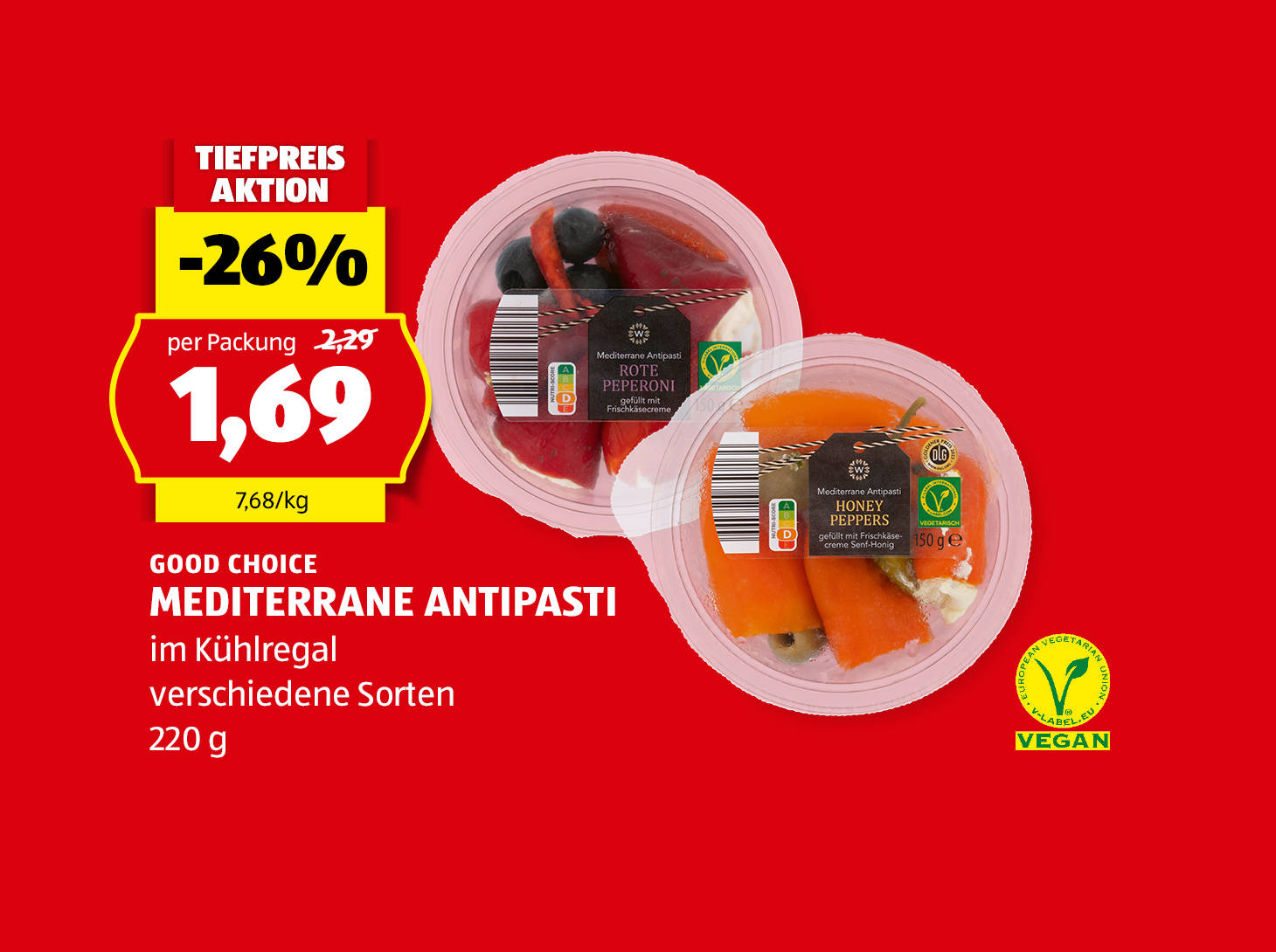 Good Choice Mediterrane Antipasti, € 1,69