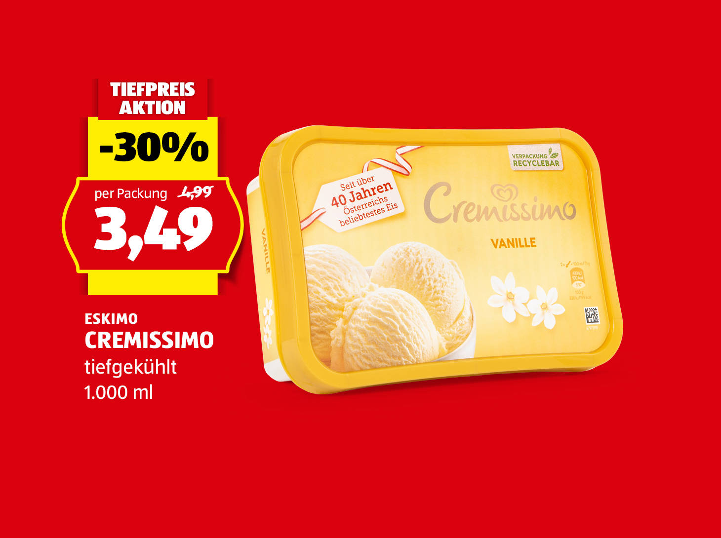 Eskimo Cremissimo, € 3,49