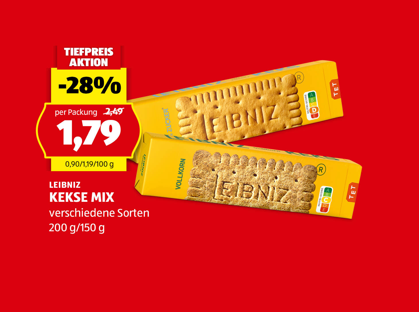 Leibniz Kekse Mix, € 1,79