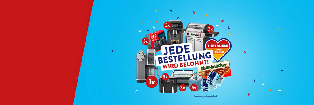 Jede Bestellung wird belohnt
