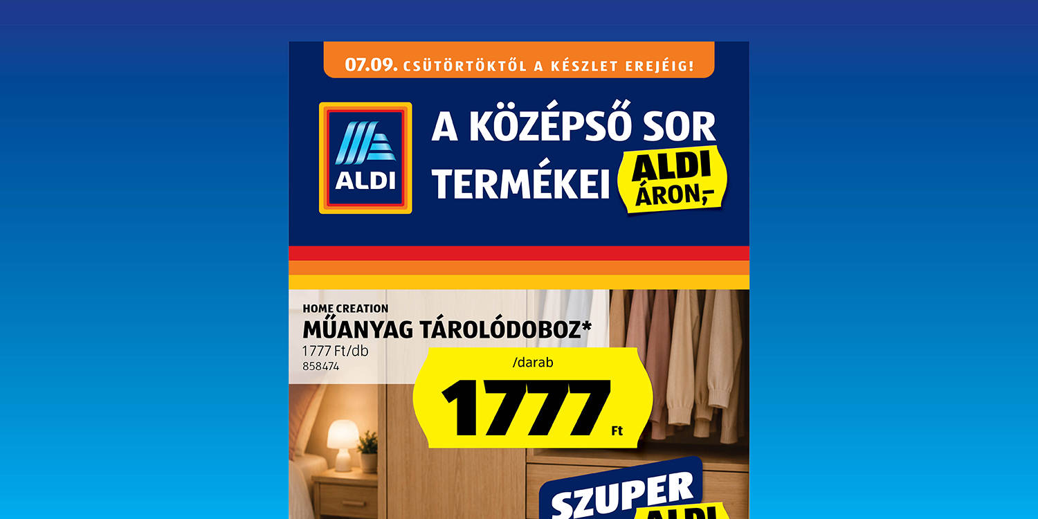 ALDI - Online akciós újság non-food katalógus