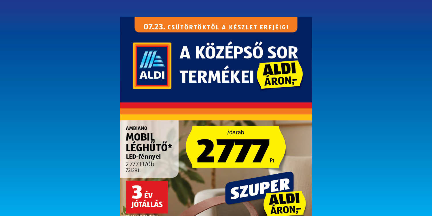 ALDI - Online akciós újság non-food katalógus