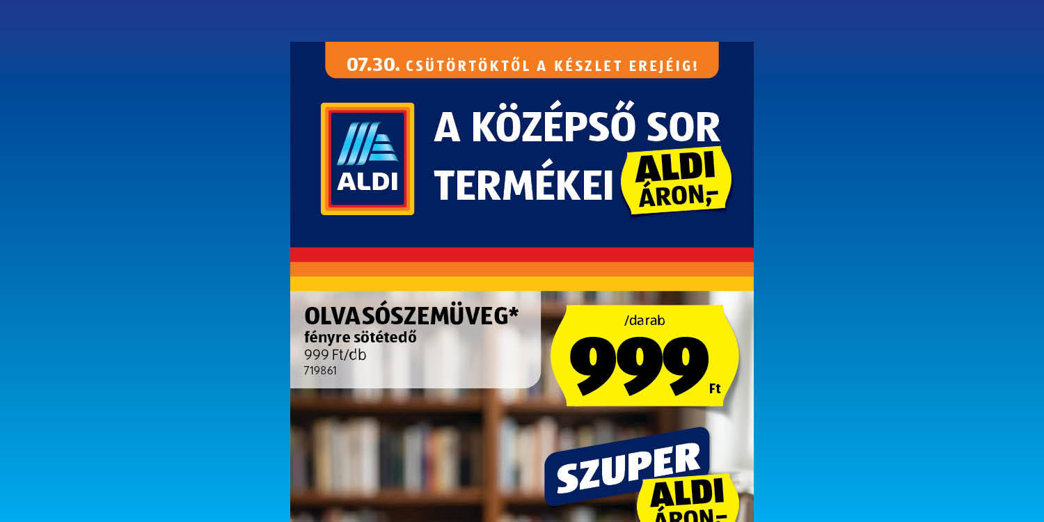 ALDI - Online akciós újság non-food katalógus