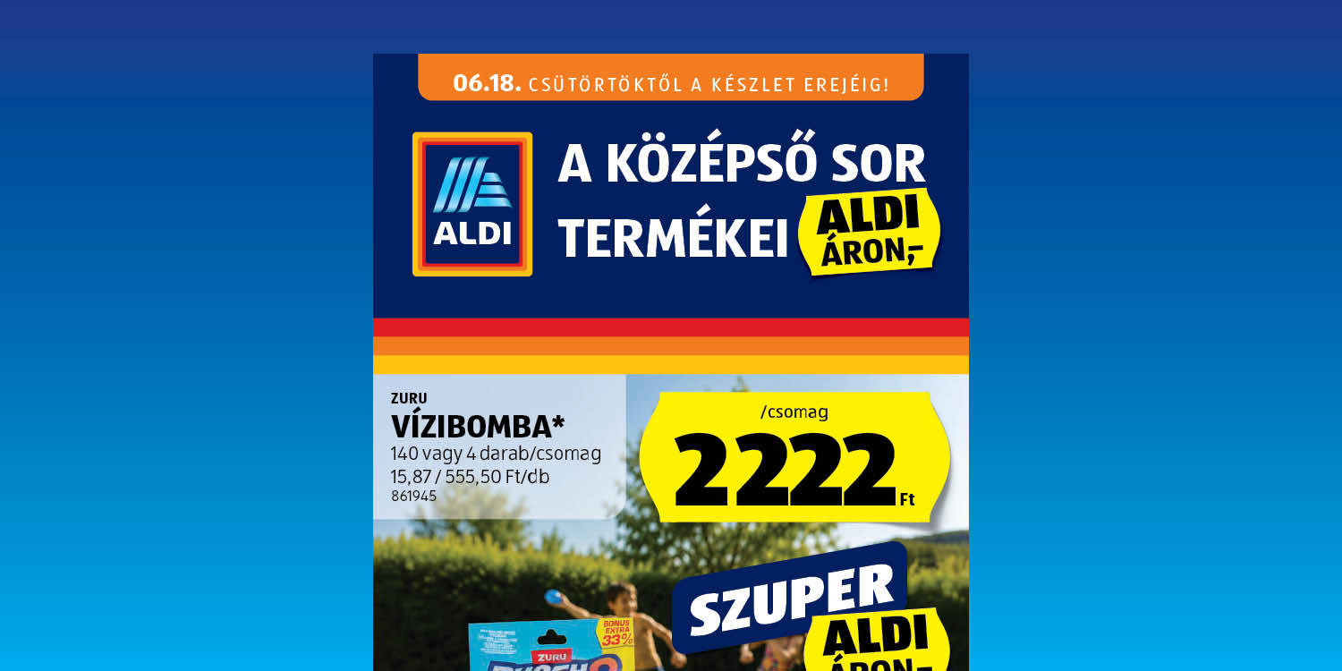 ALDI - Online akciós újság non-food katalógus