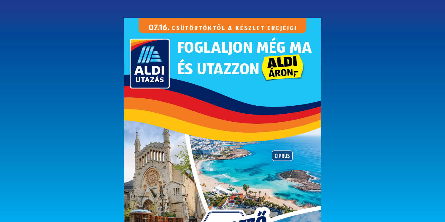 ALDI - Online akciós újság utazás katalógus