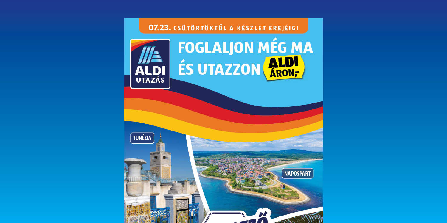 ALDI - Online akciós újság utazás katalógus