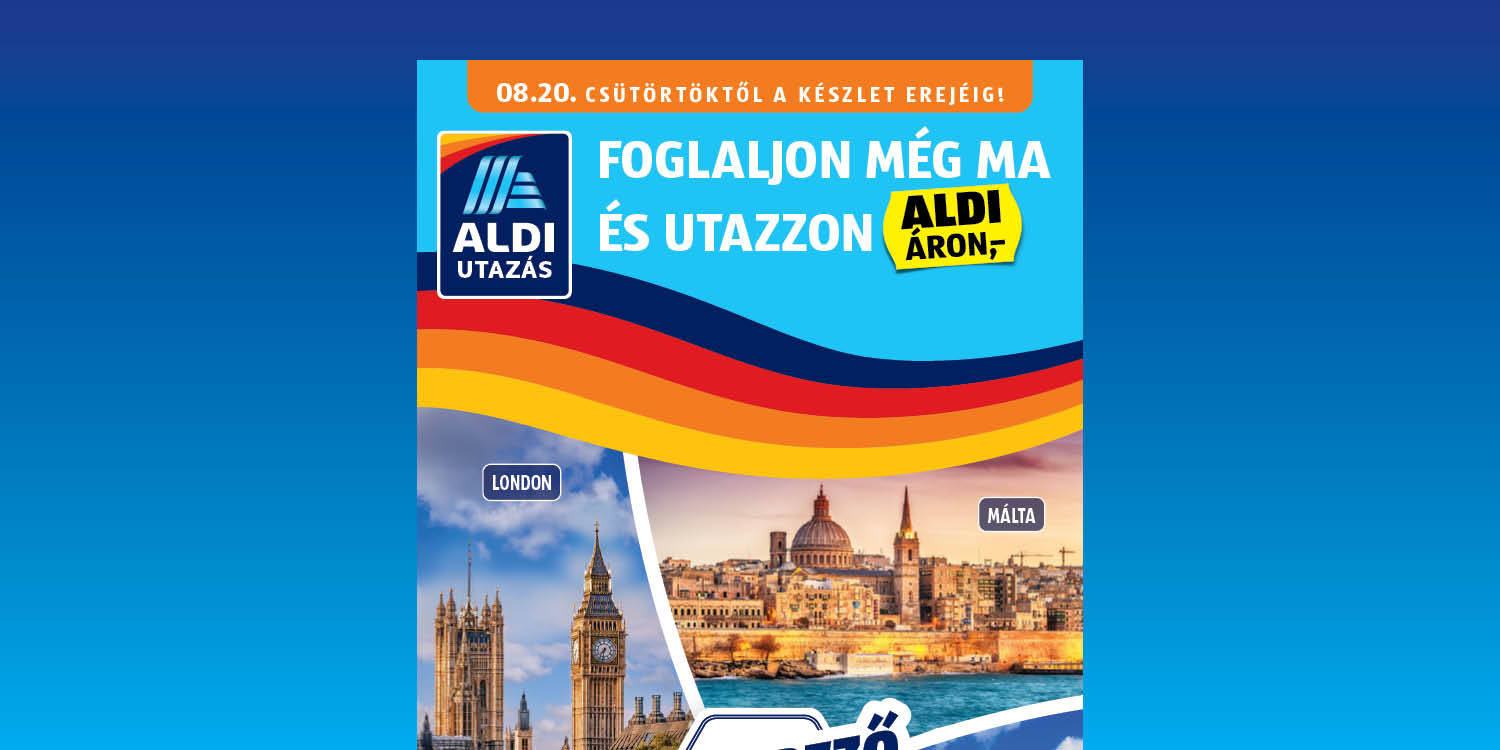 ALDI - Online akciós újság utazás katalógus