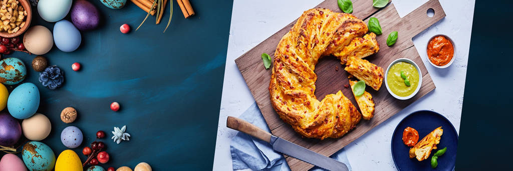 Hefeosterhase selbstgebacken.