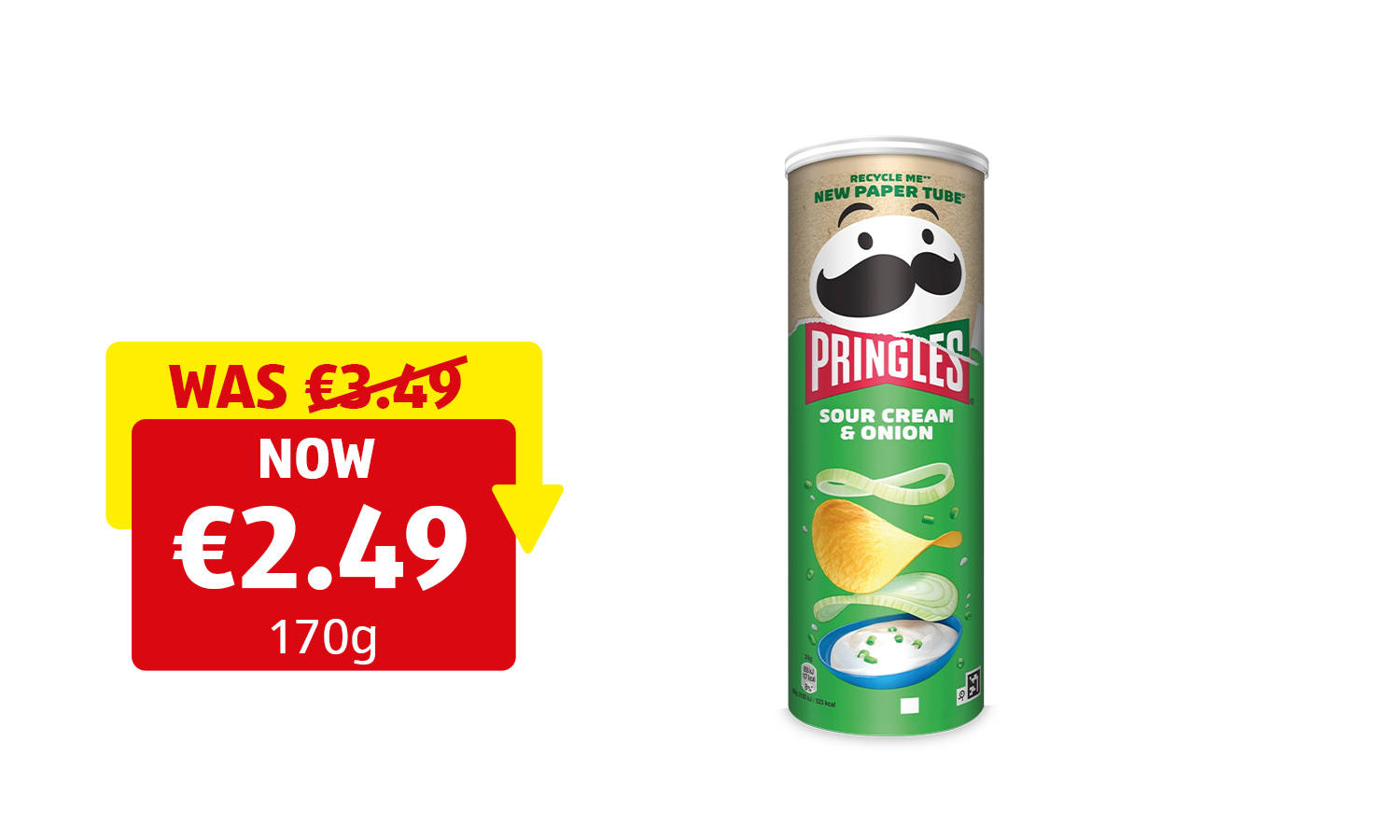 Image of Pringles Sour Cream & Onion