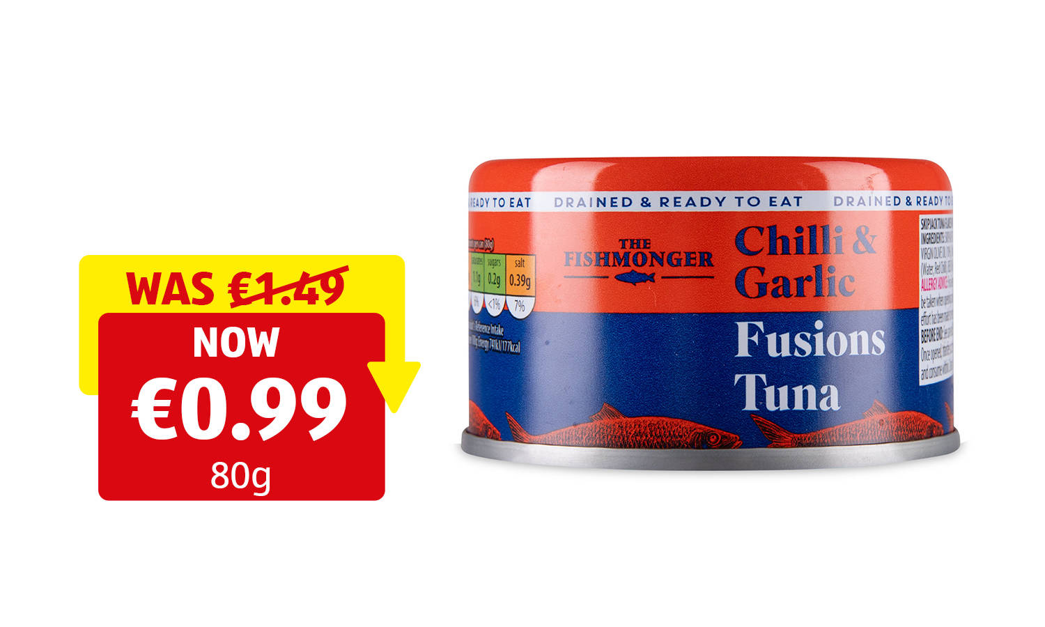 Image of Garlic & Chilli Flavoured Tuna