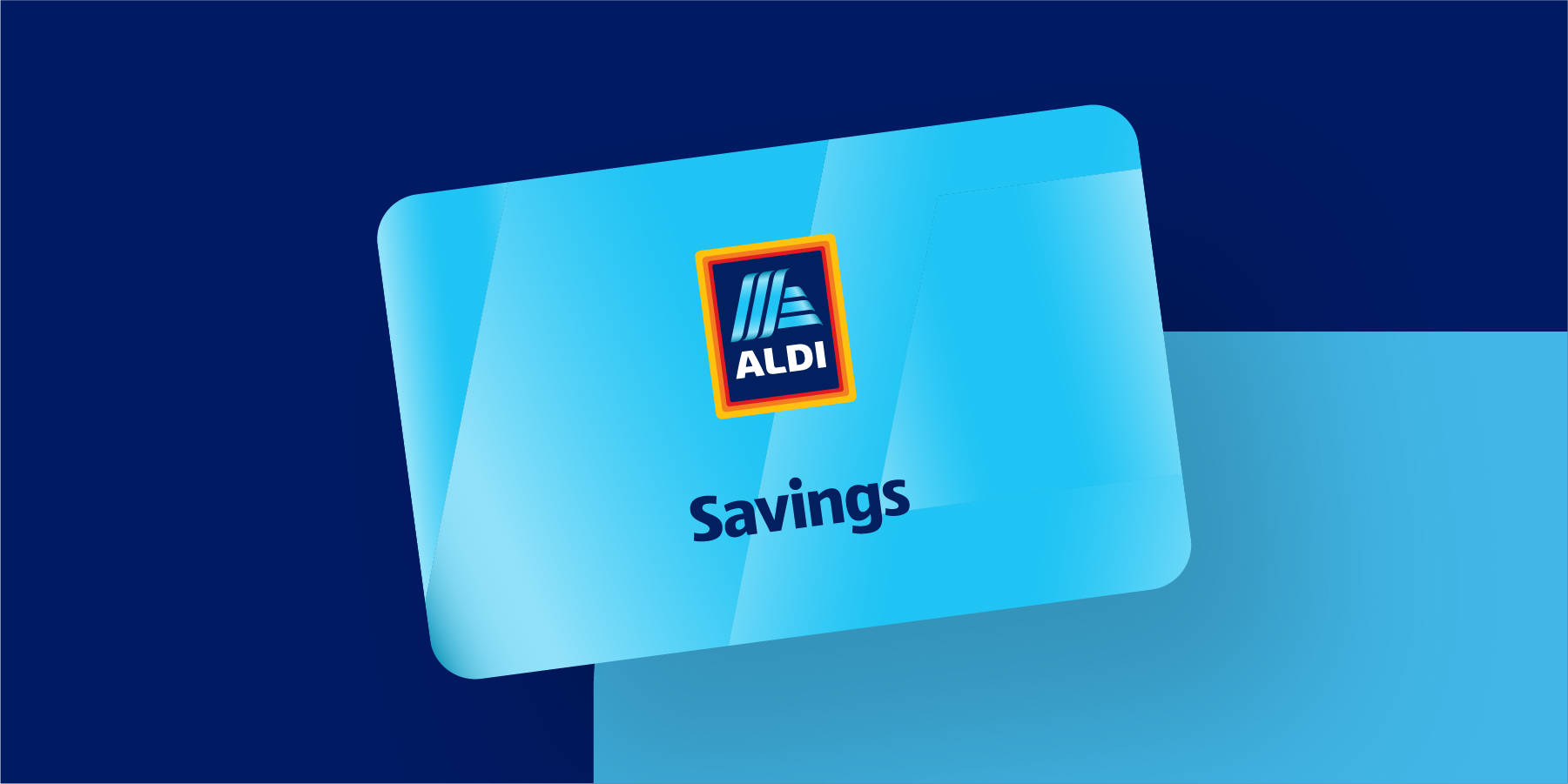 A colorful teaser card showcasing spring produce and floral elements, promoting Aldi's seasonal products and specials an