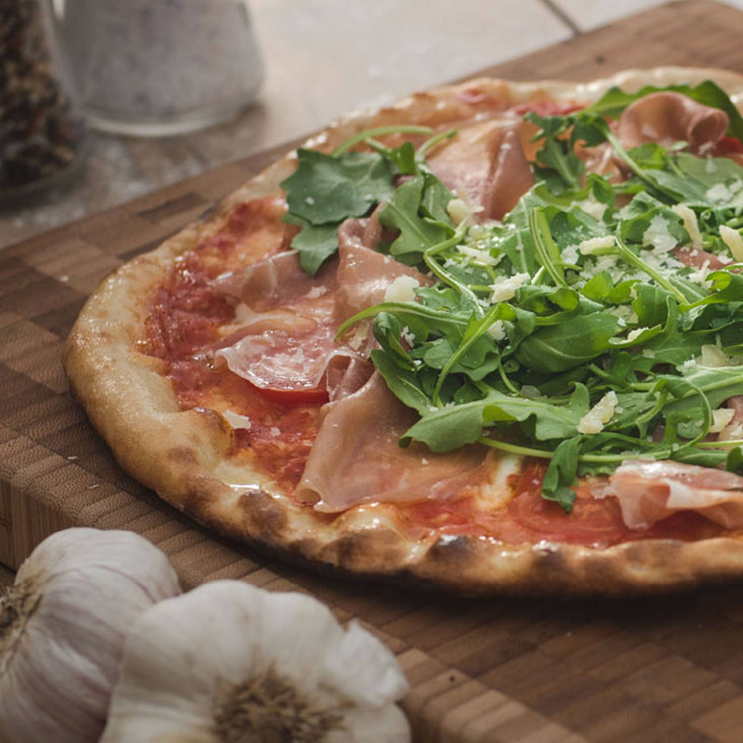 Serviervorschlag: Pizza vom Grill