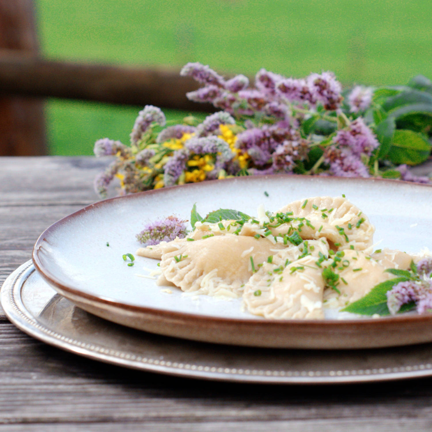 Serviervorschlag: Tiroler Schlutzkrapfen