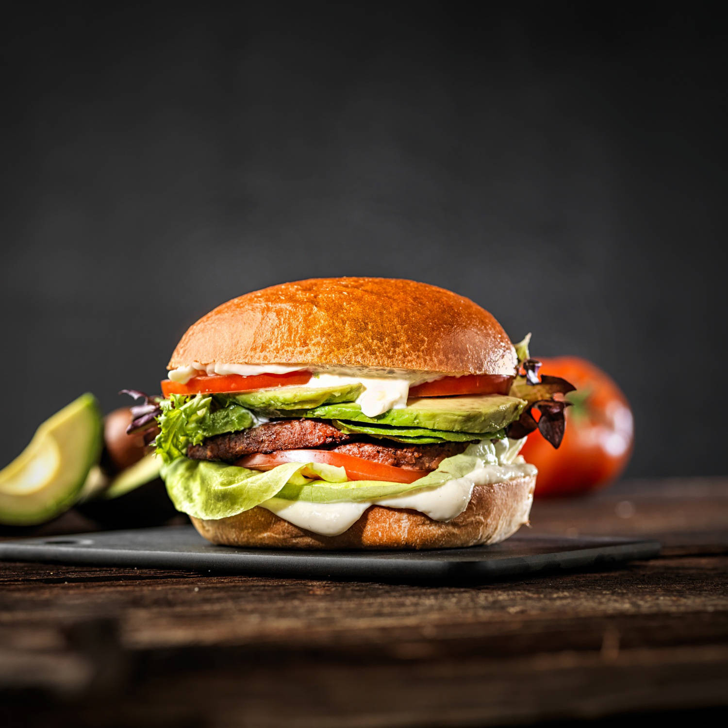 Serviervorschlag: Vegi-Burger