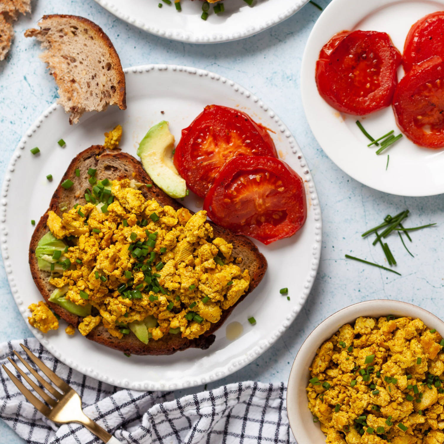 Veganer Tofu Scramble
