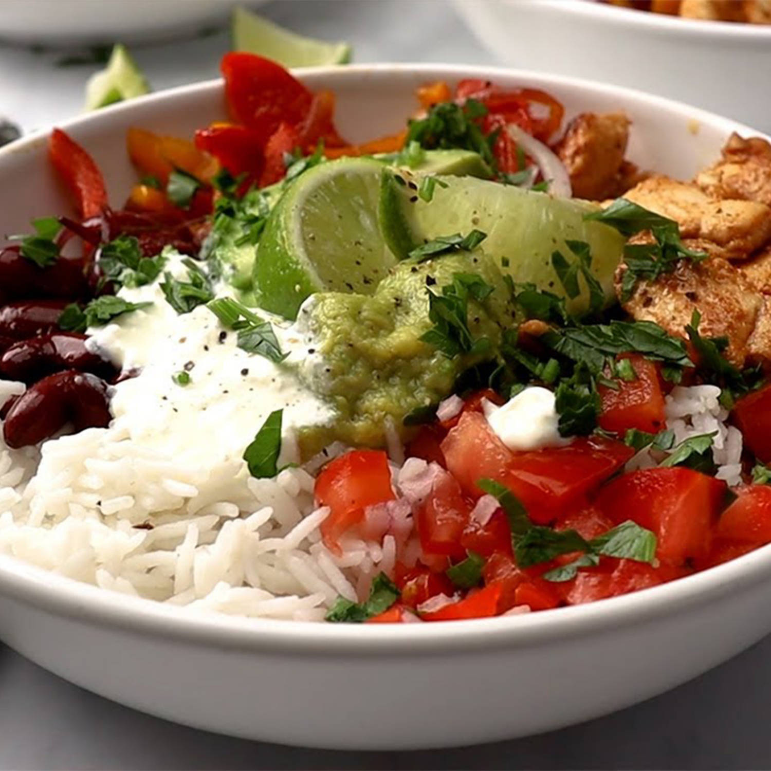 Serviervorschlag: Fajita Bowl