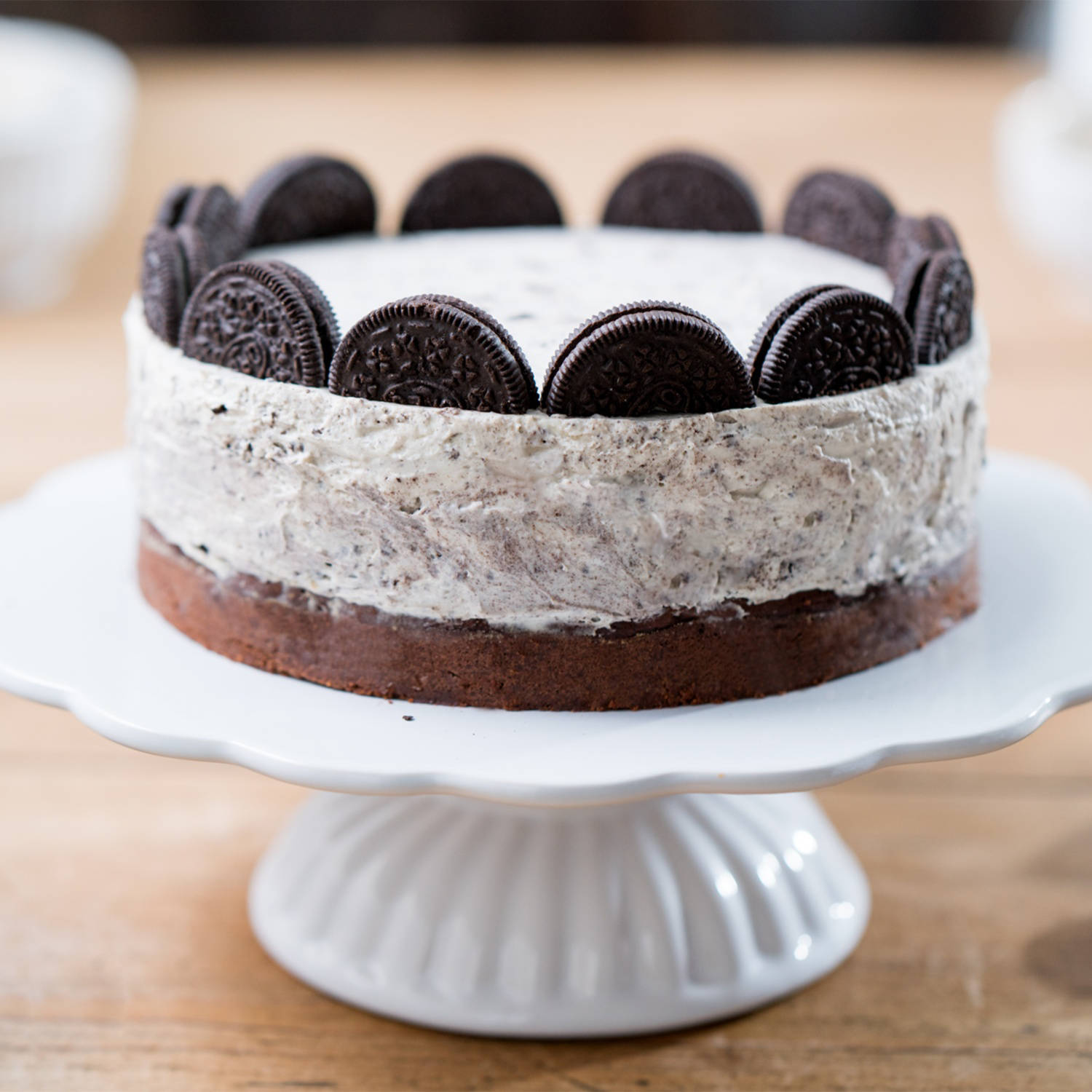 Serviervorschlag: Oreo-Creme-Torte
