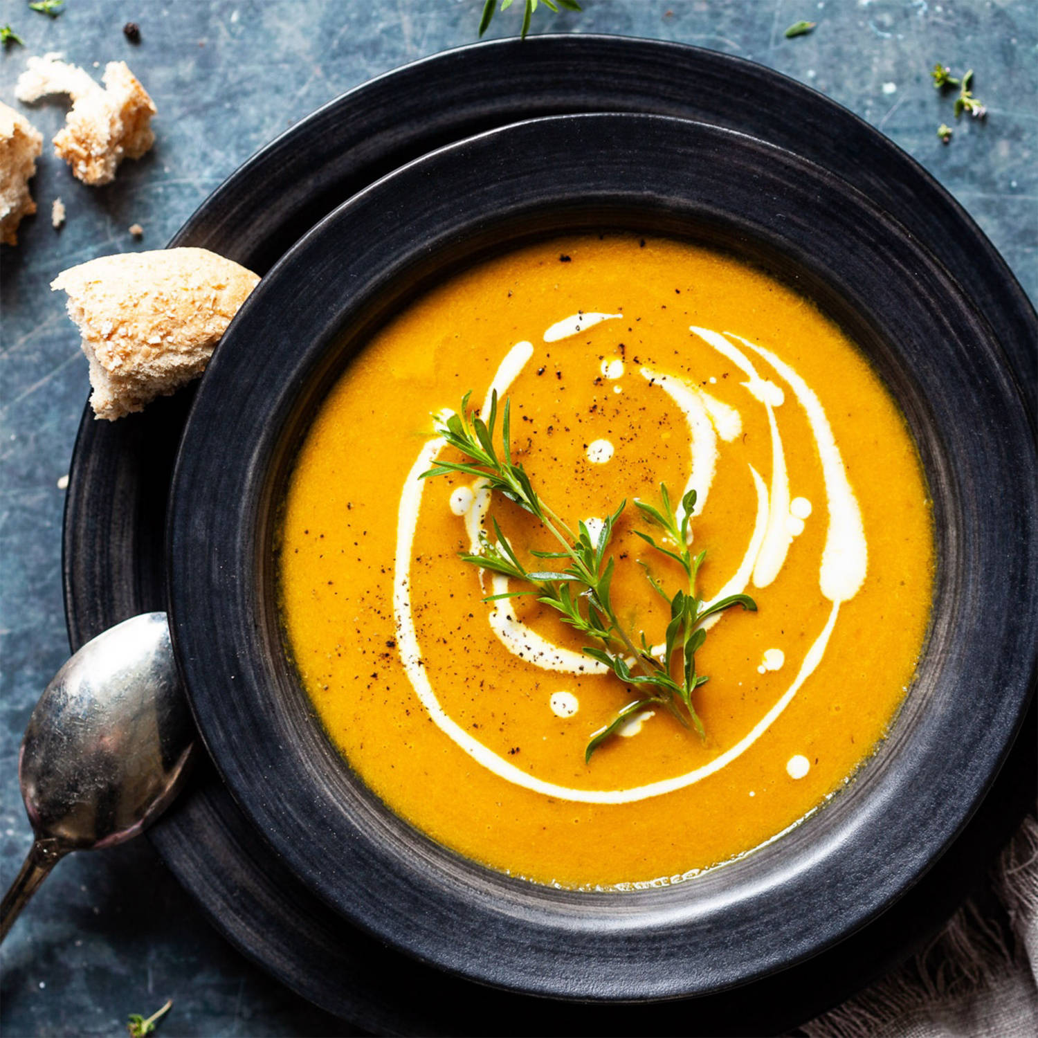 Cremige Karottensuppe