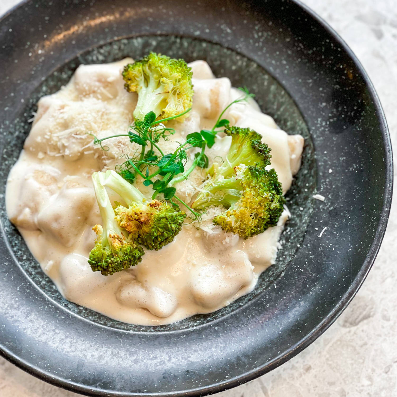 Serviervorschlag: Gnocchi Alfredo
