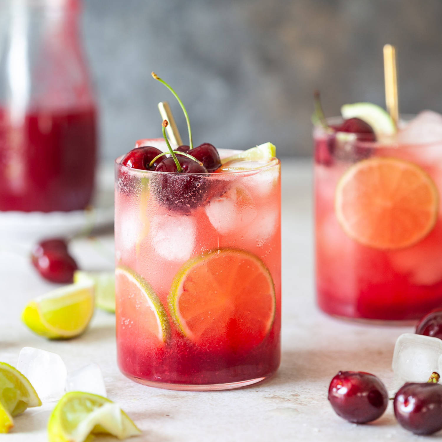 Serviervorschlag: Kirschlimonade