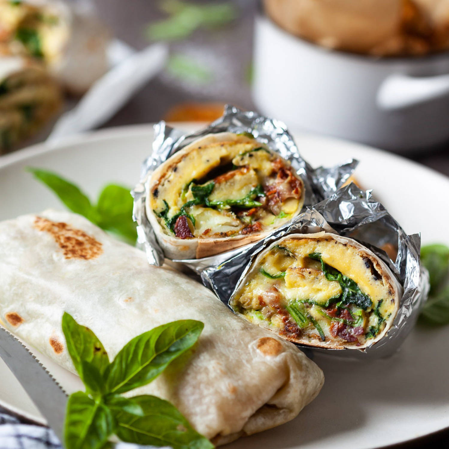 Serviervorschlag: Frühstücks-Burrito