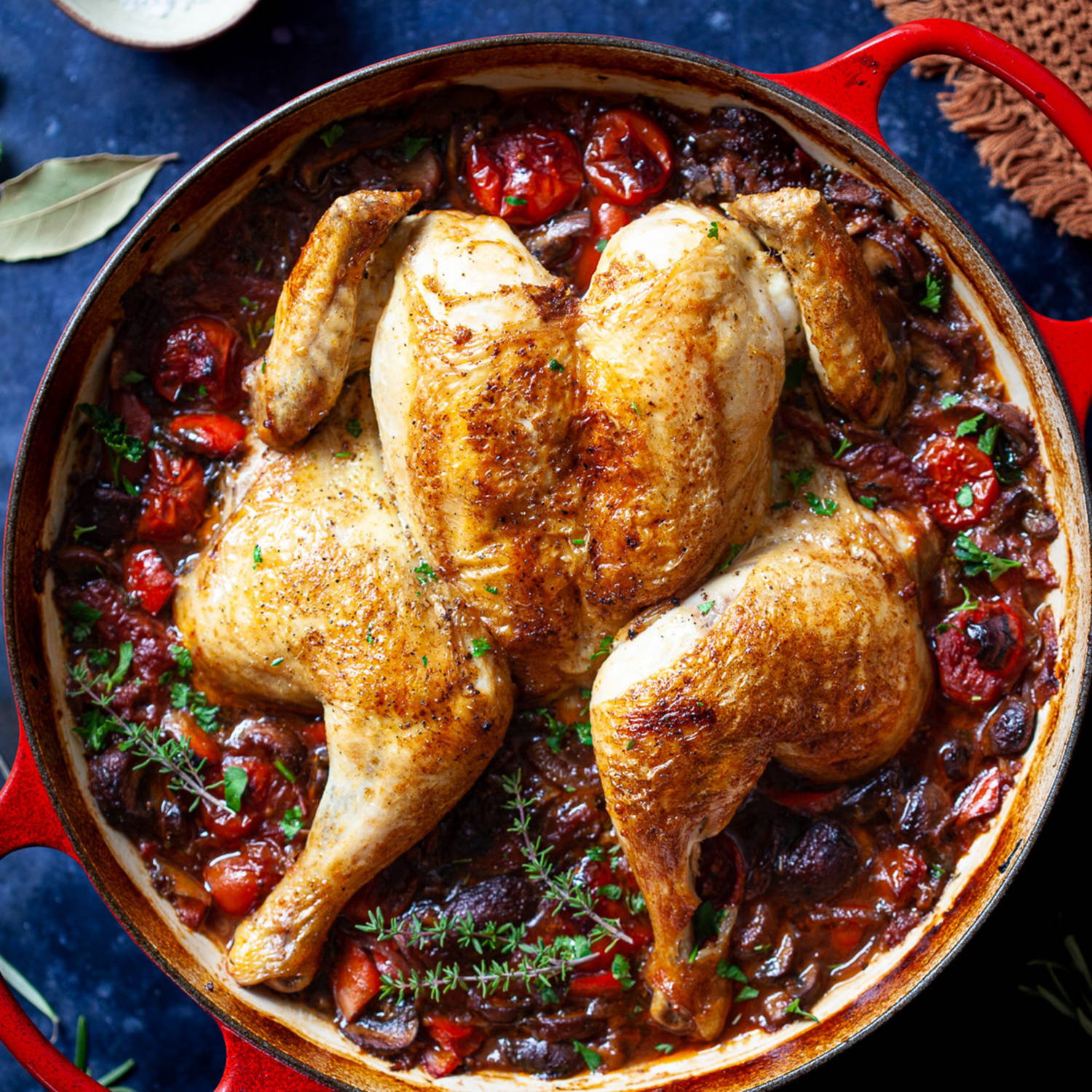 Serviervorschlag: Chicken Cacciatore
