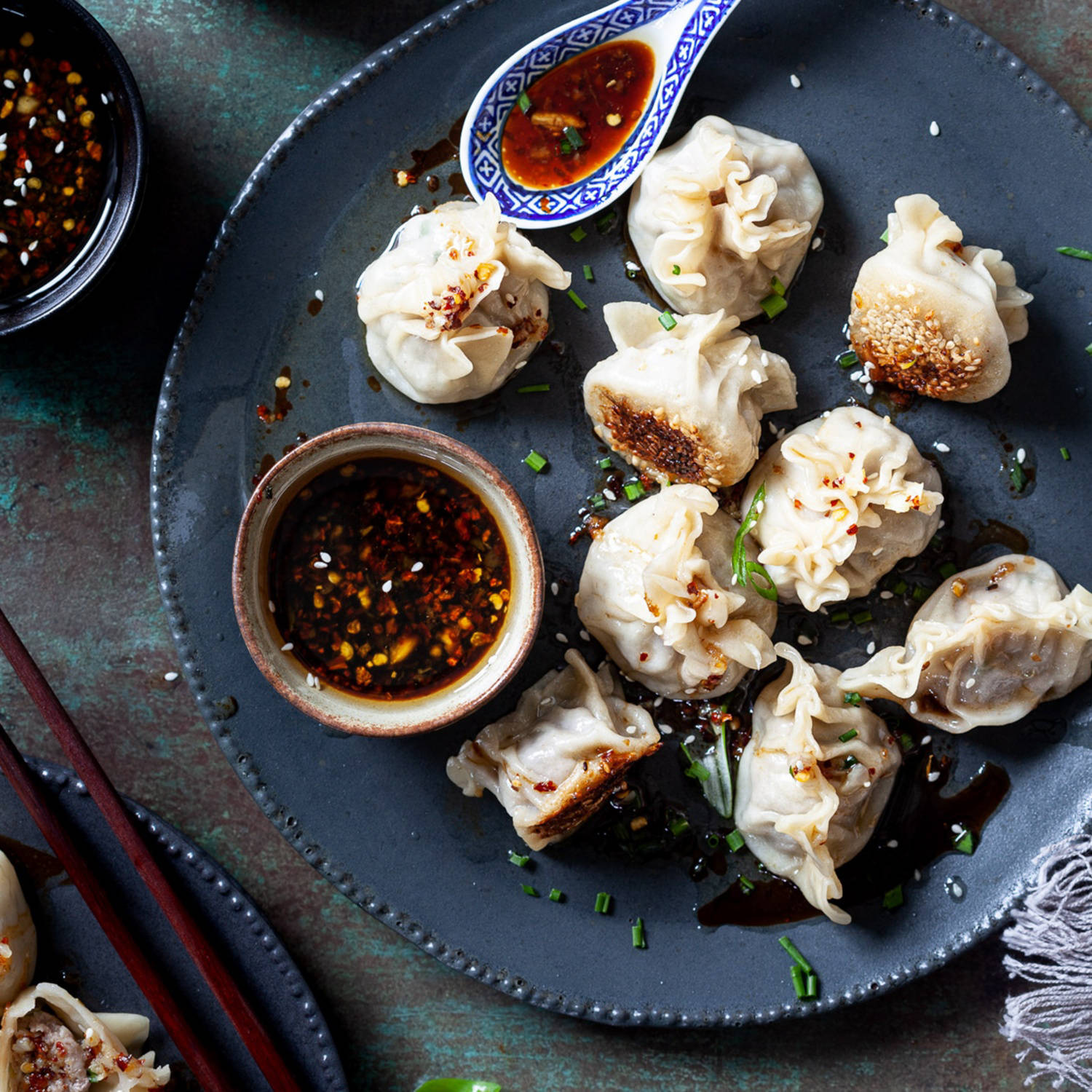 Serviervorschlag: Chinesische Teigtaschen