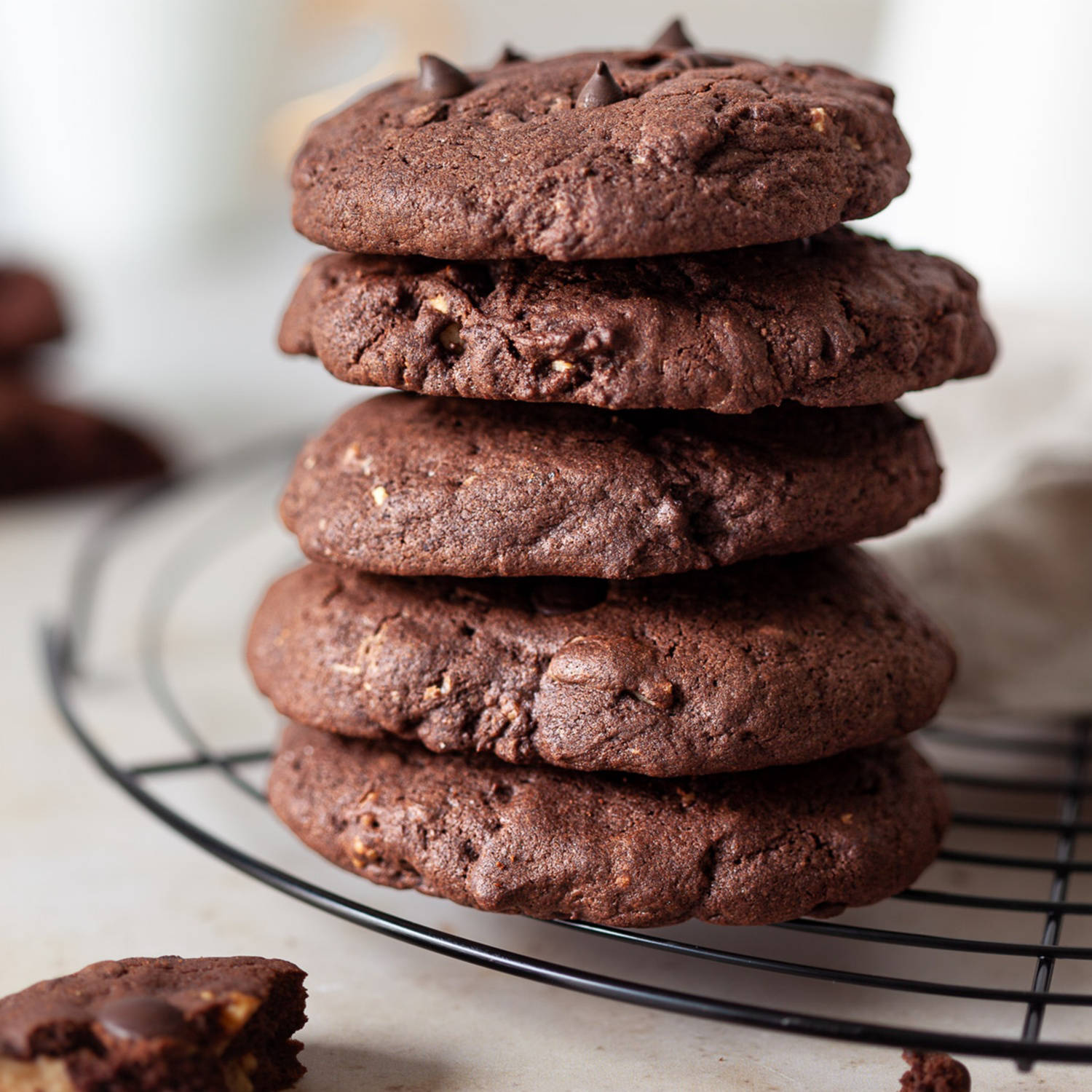 Serviervorschlag: Schoko Cookies