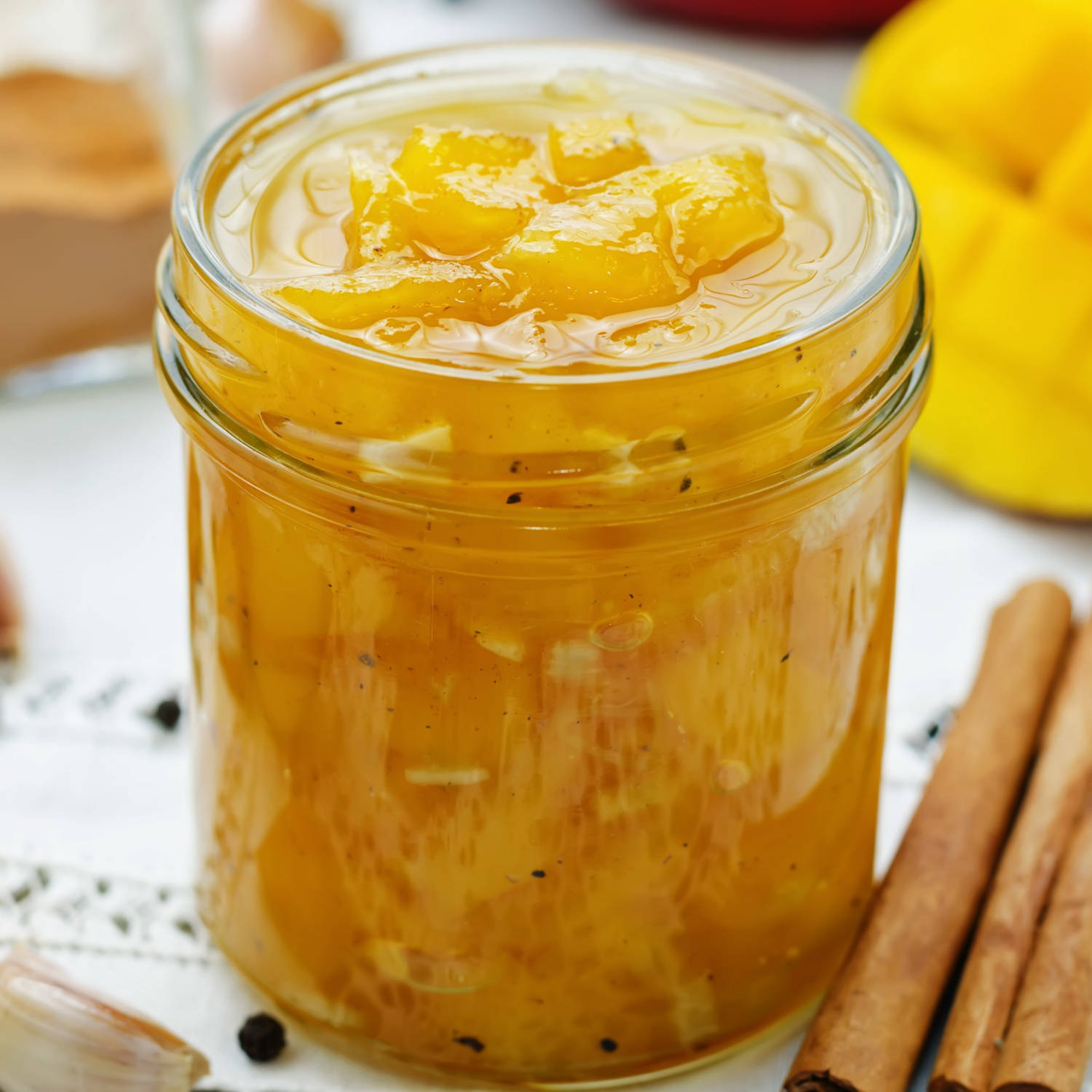 Serviervorschlag: Kürbis-Apfel-Chutney