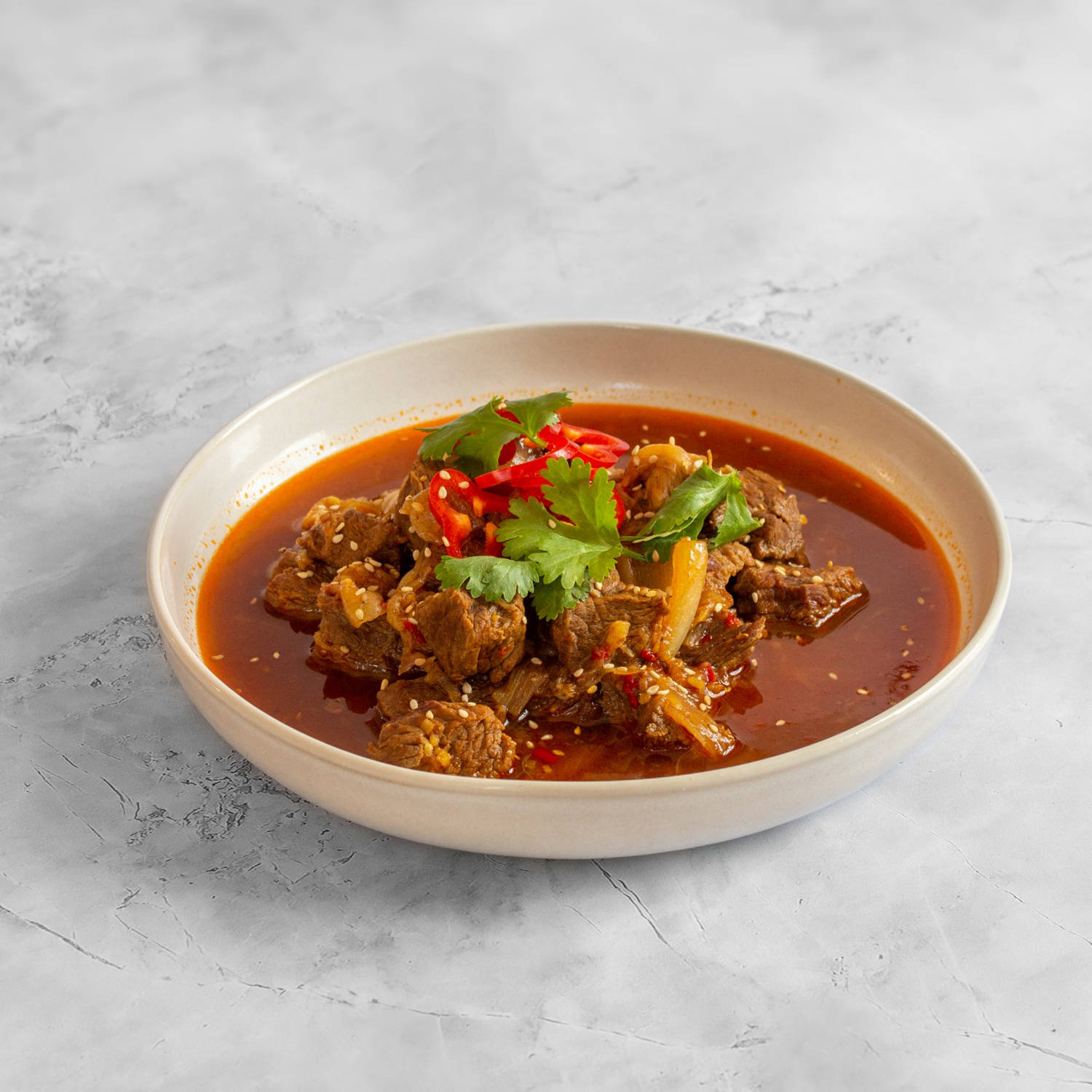 Serviervorschlag: Thai-Gulasch
