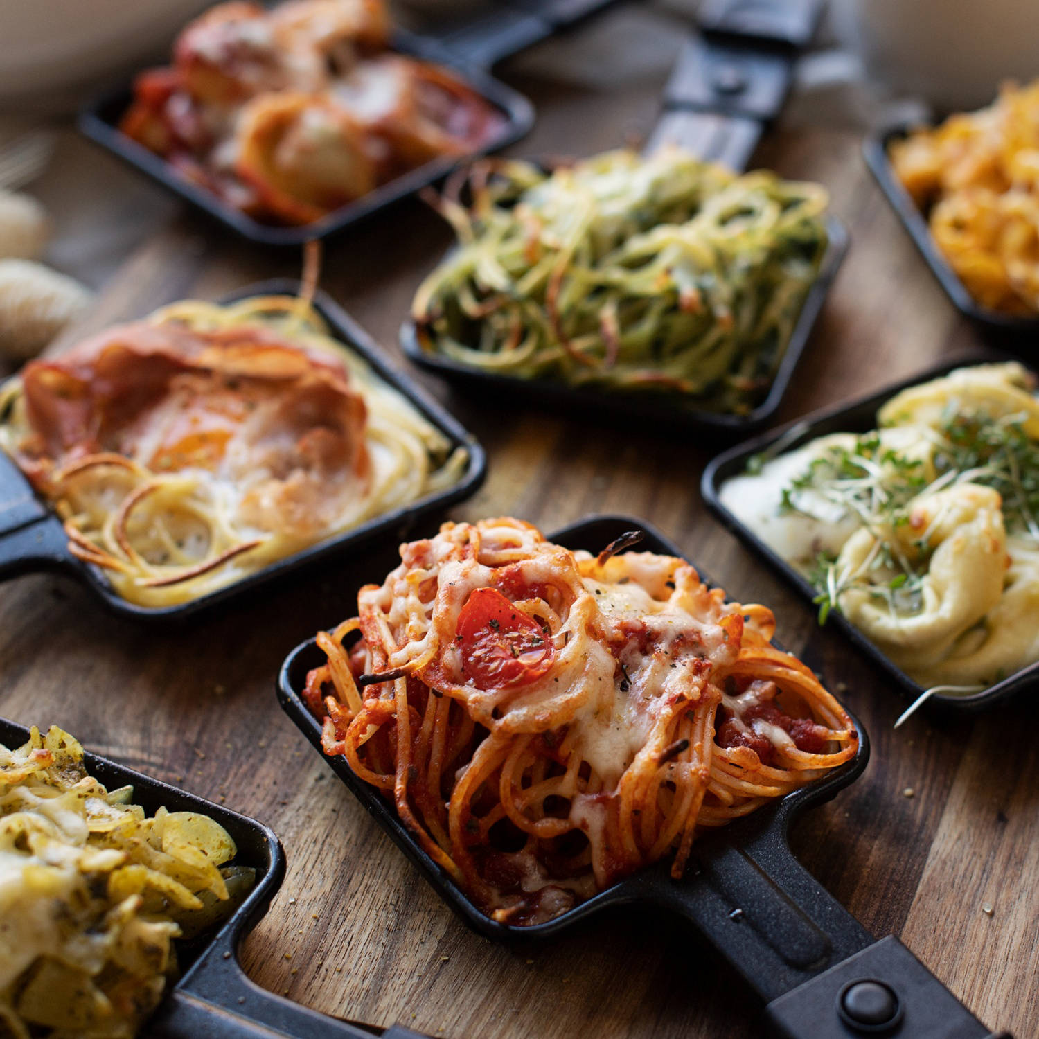 Serviervorschlag: Pasta Raclette