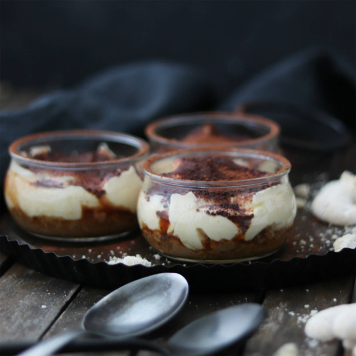 Serviervorschlag: Vanillekipferl-Tiramisu im Glas
