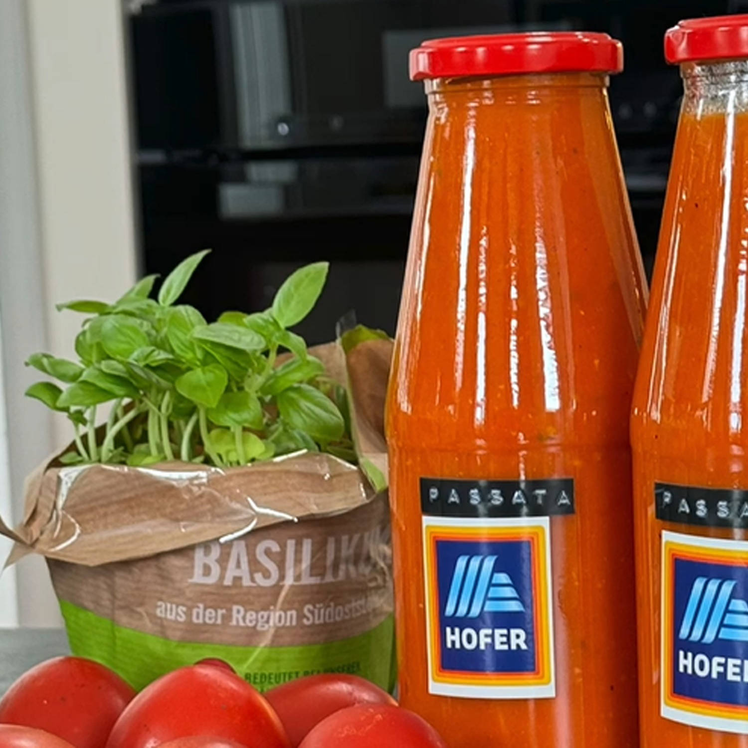 Serviervorschlag: HOFER Passata