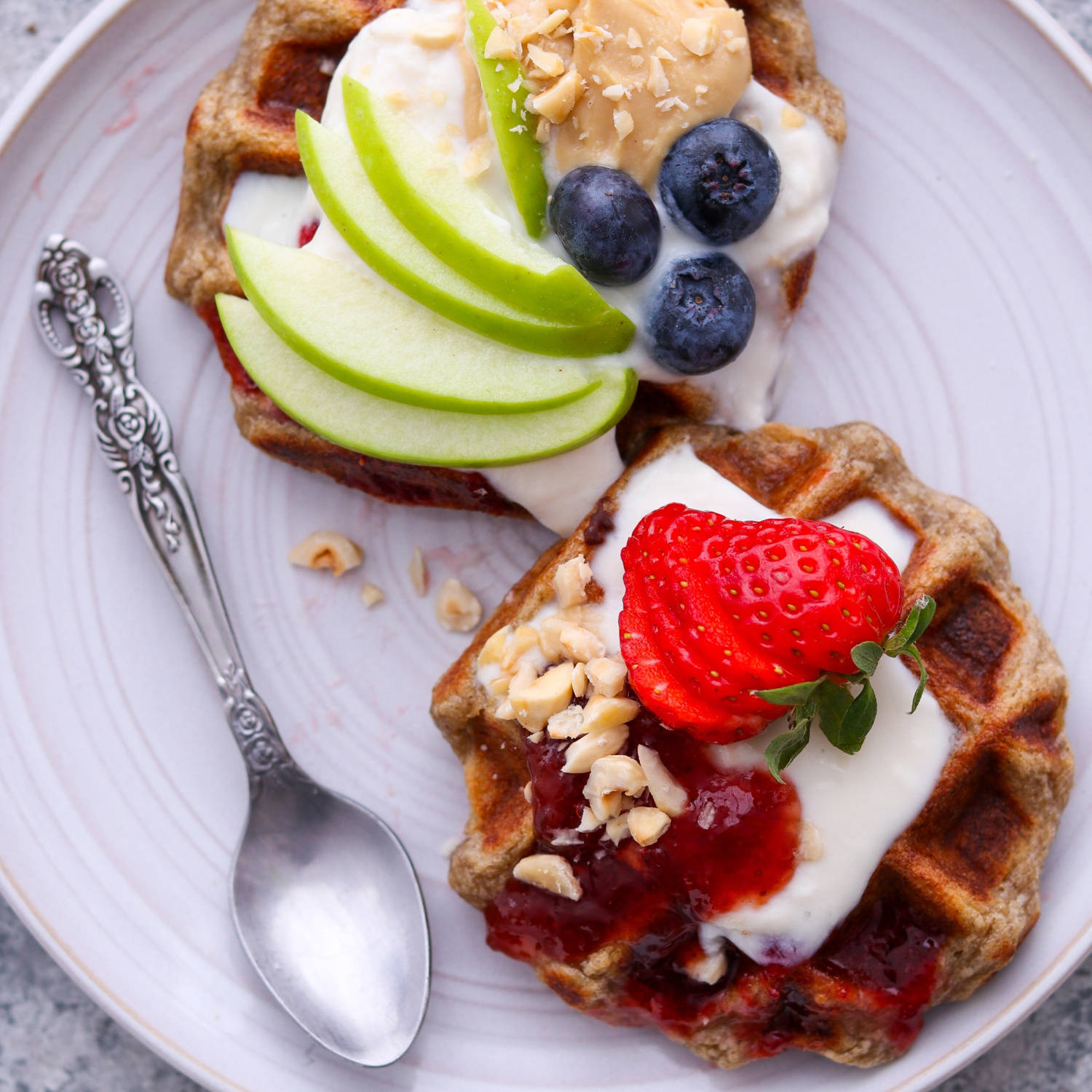 Serviervorschlag: Glutenfreie Waffeln