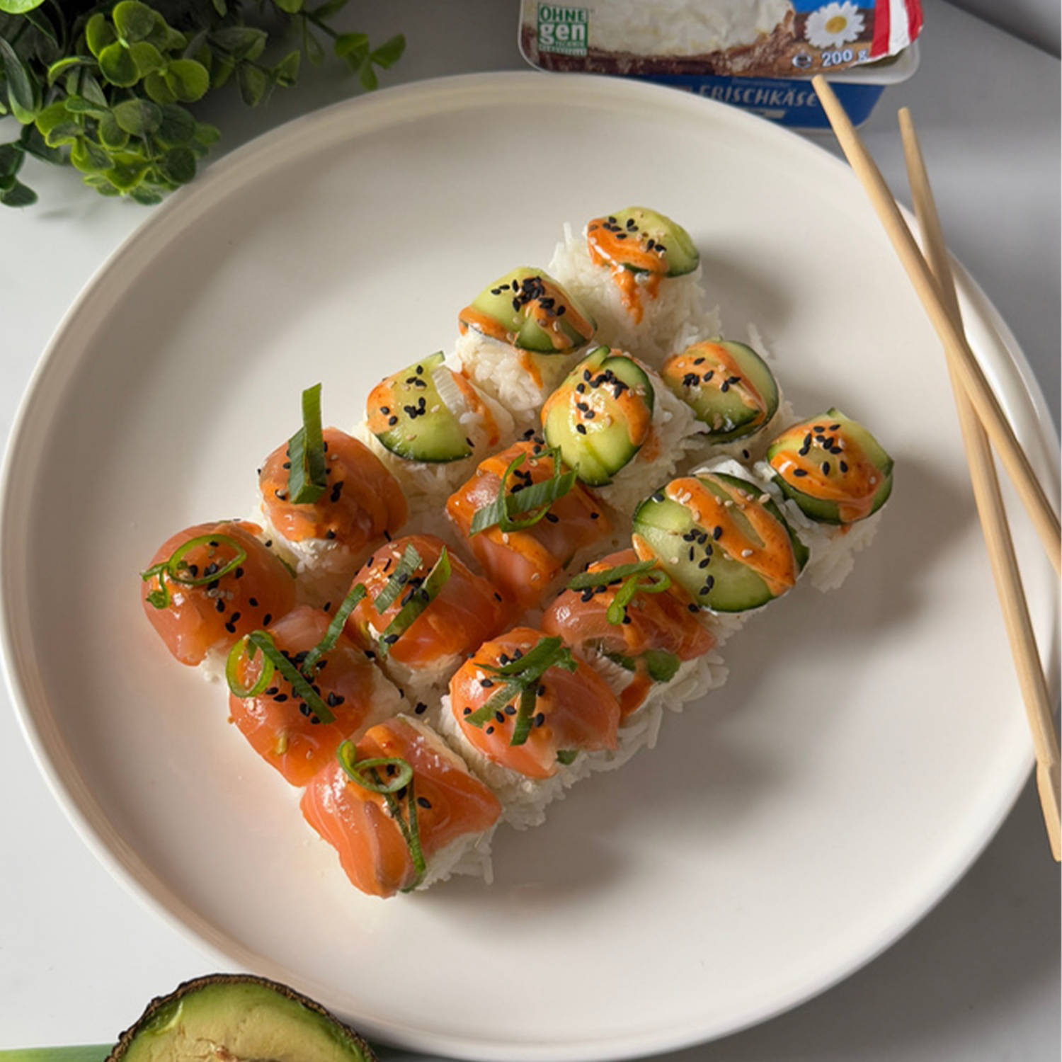 Serviervorschlag: Einfaches Sushi