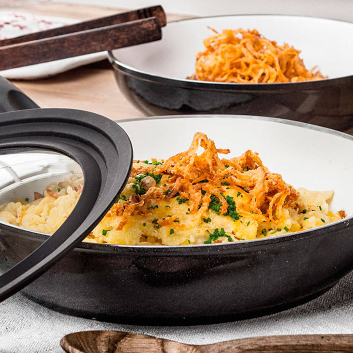 Serviervorschlag: Vorarlberger Käsespätzle