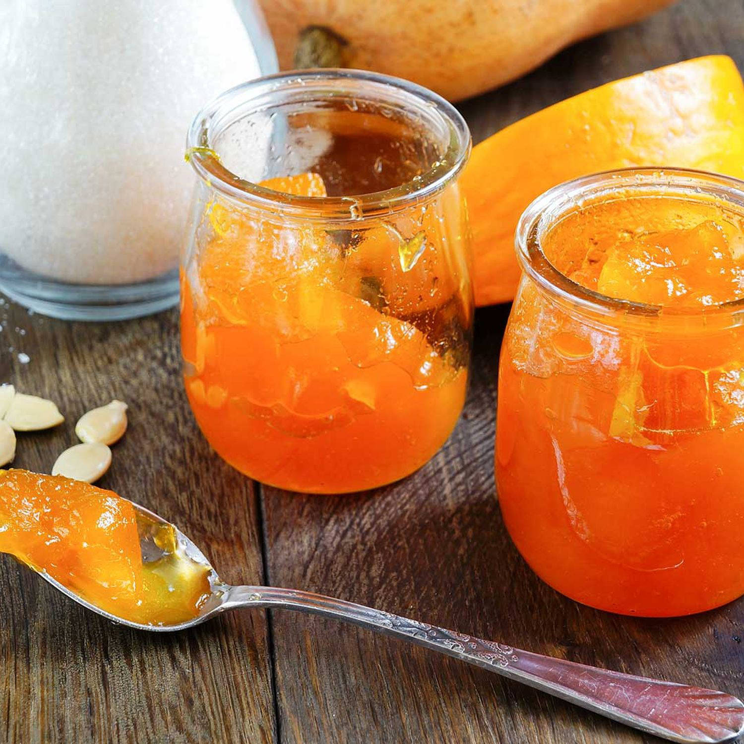 Serviervorschlag: Kürbis-Karotten-Marmelade