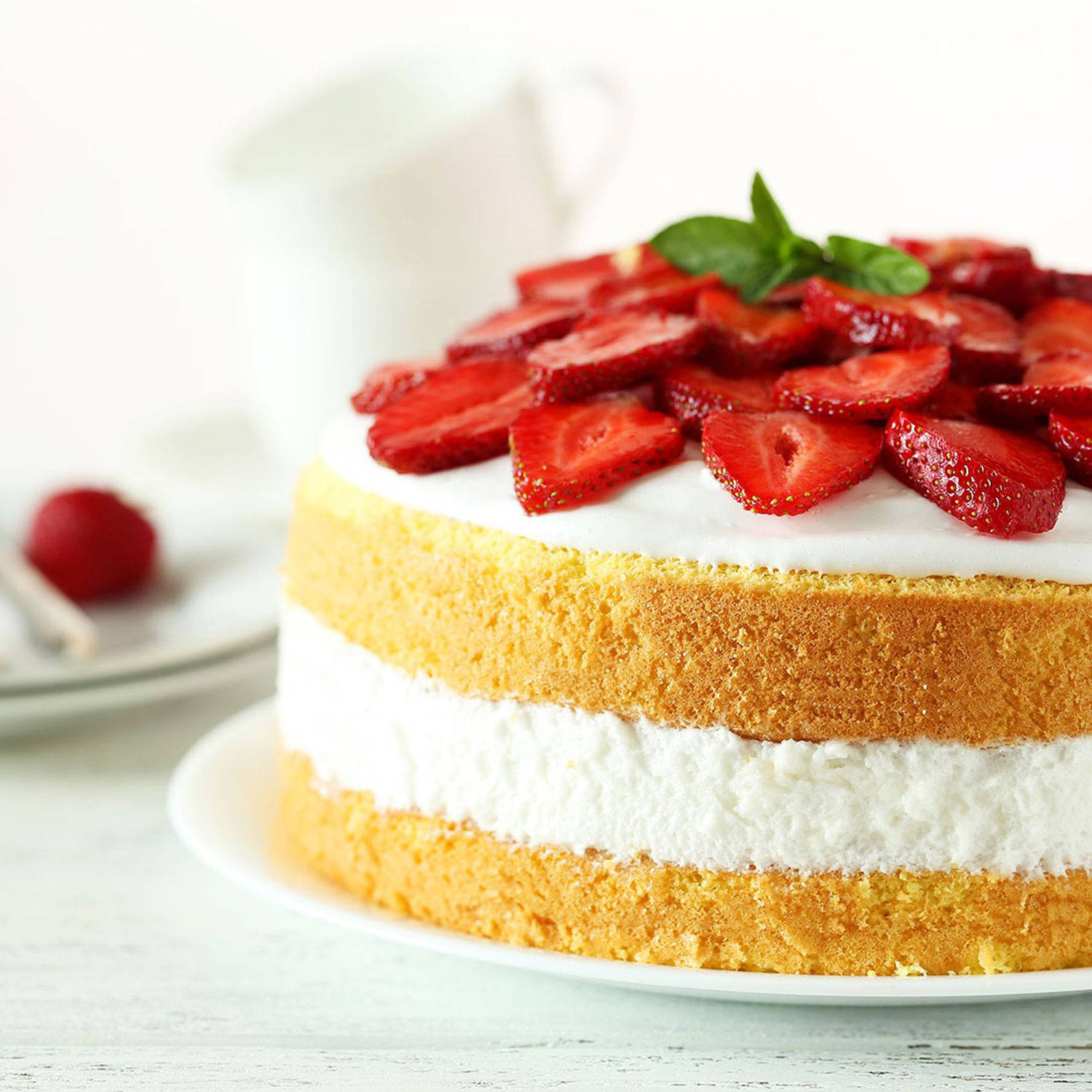 Serviervorschlag: Erdbeertorte
