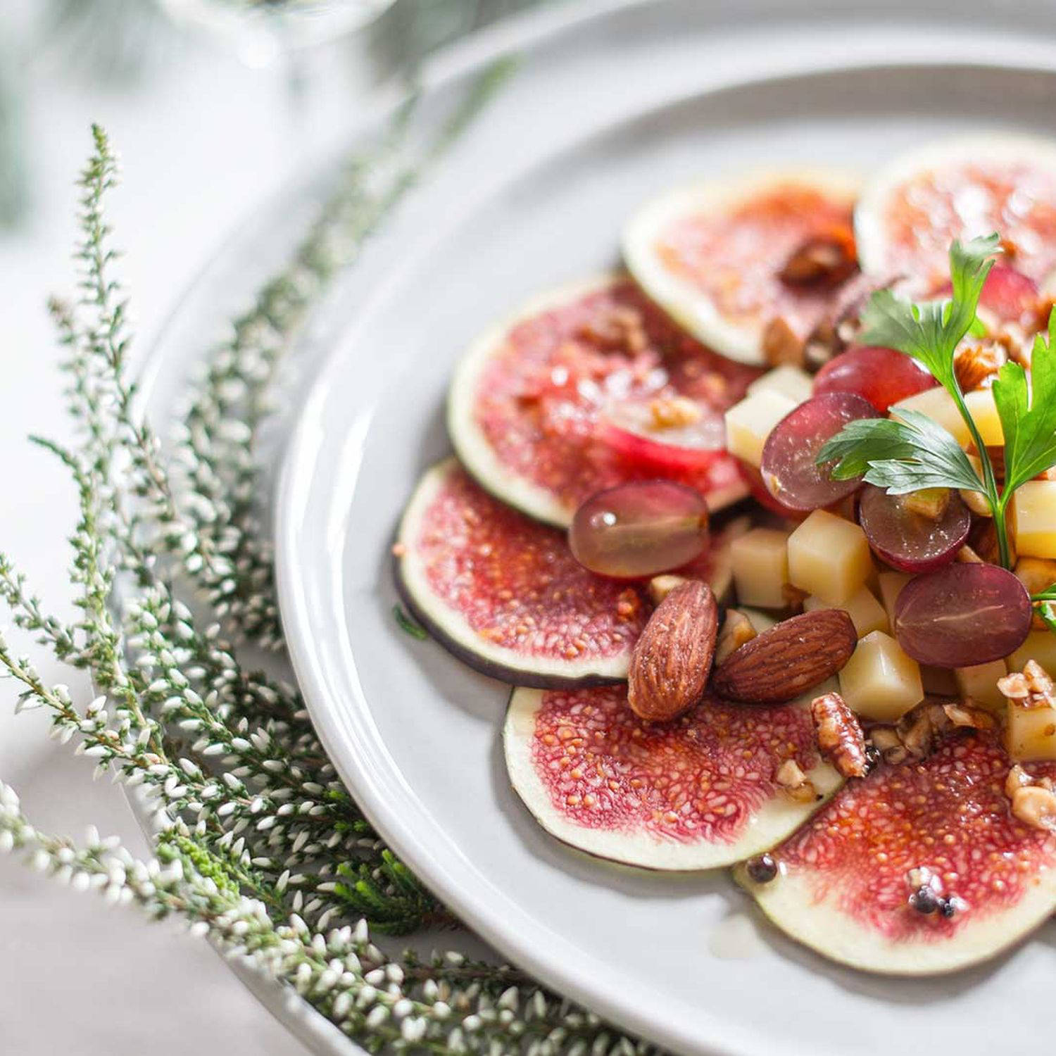 Serviervorschlag: Feigen-Carpaccio