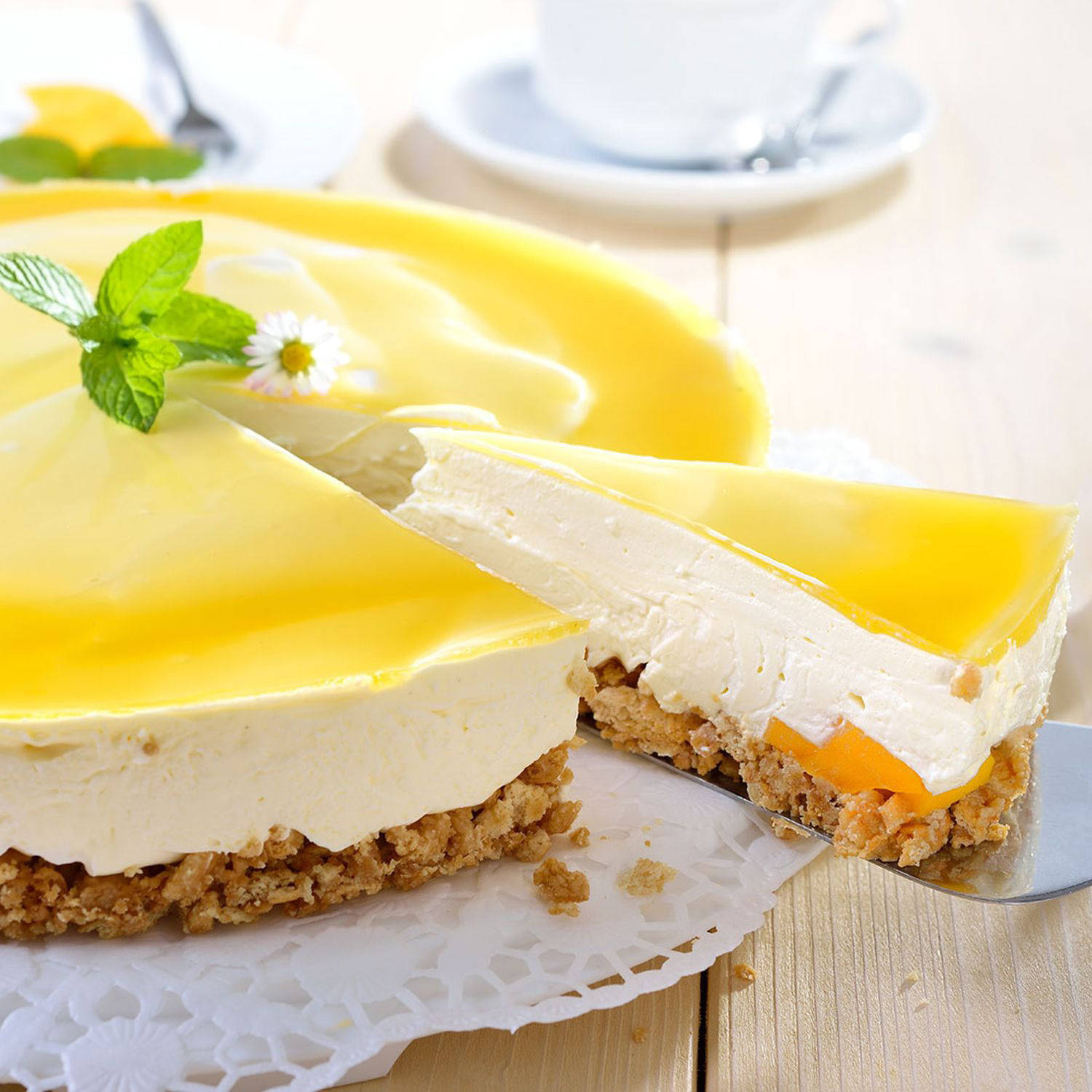 Mango-Frischkäse-Torte