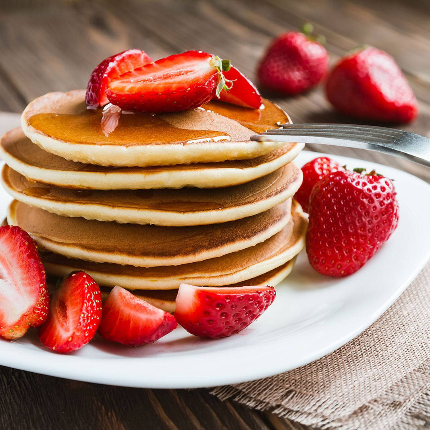 Serviervorschlag: American Pancakes