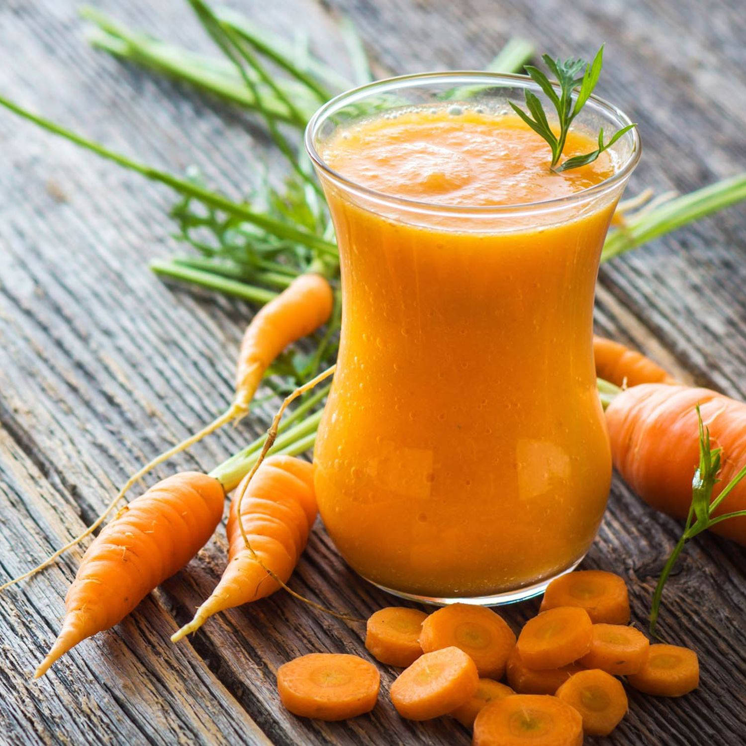 Serviervorschlag: Karotten-Smoothie