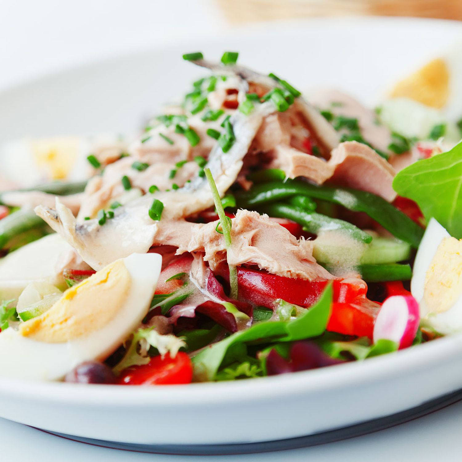 Serviervorschlag: Nizza-Salat
