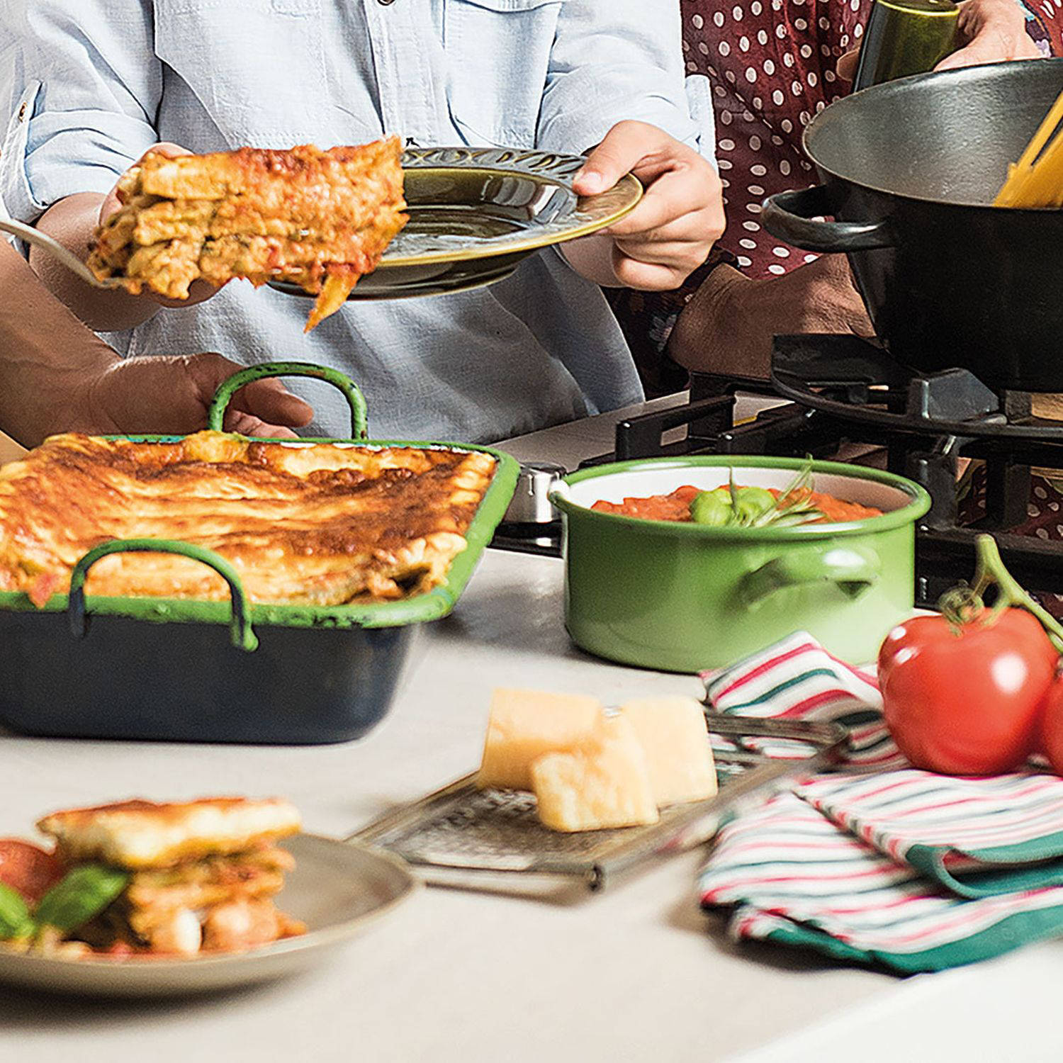 Serviervorschlag: Lasagne Frutti di Mare