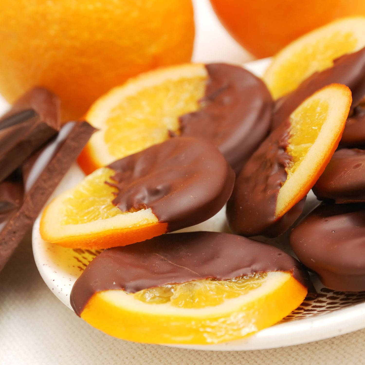 Serviervorschlag: Kandierte Orangen